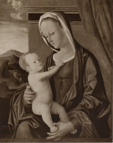 A. C. Cooper — Madonna and Child. Here attributed to Lazzaro Bastiani (Messrs Agnew) — insieme